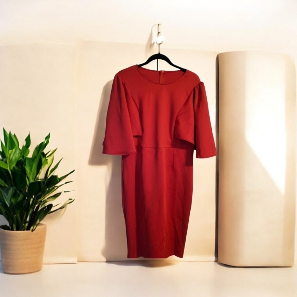 Elegant Red Women's Dress